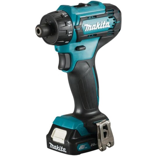 Makita DF033DWAE Borskrutrekker med batteri og lader Maskiner Makita DF033DWAE Borskrutrekker med batteri og lader Maskiner
