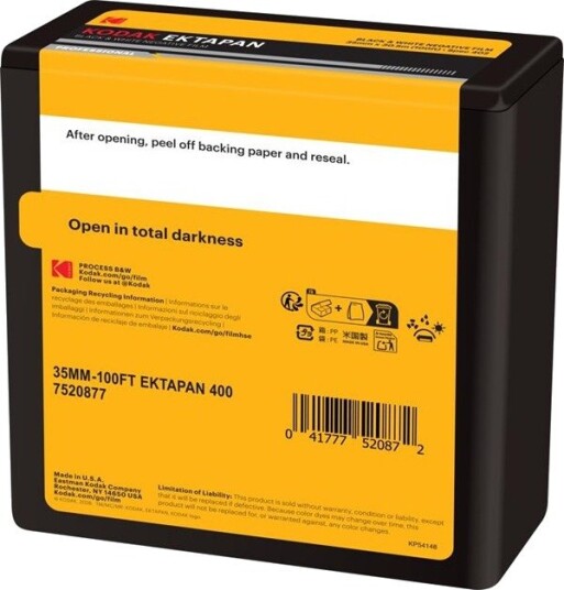 KODAK Eastman Ektapan 400 135-format - 30.5m Bulk Roll