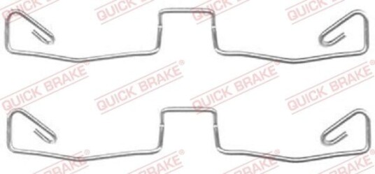 Tilbehørsett, skivebremse belegg QUICK BRAKE 109-1633