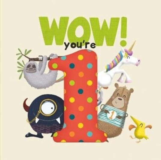 WOW! You're One birthday book WOW! You're One birthday book