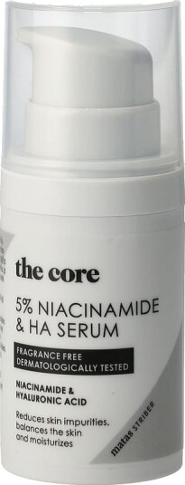 The Core Niacinamide 5% & HA Serum 30 ml The Core Niacinamide 5% & HA Serum 30 ml
