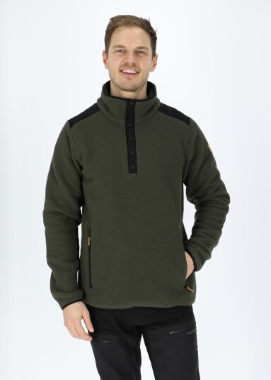 Swedemount Nordkap Pile Halfneck Olive/Black 2xl Trøyer