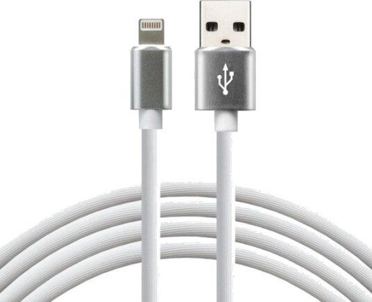 Everactive Cbs-1Iw 1 M Lightning Usb A Hankjønn Hankjønn Hvit