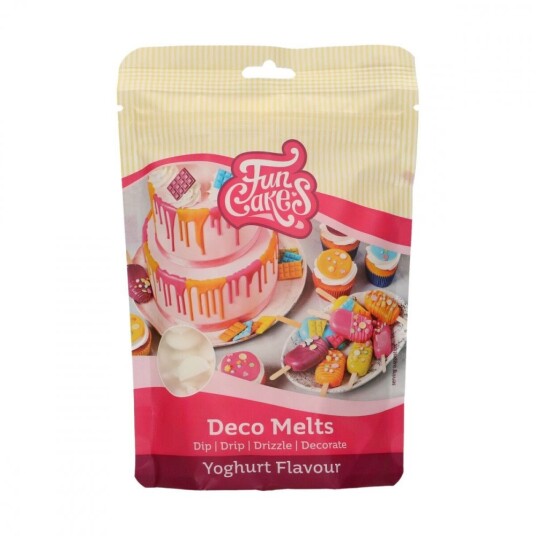 Funcakes Deco Melts Yoghurtsmak 250g 