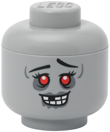 LEGO mini oppbevaringsboks zombie hode