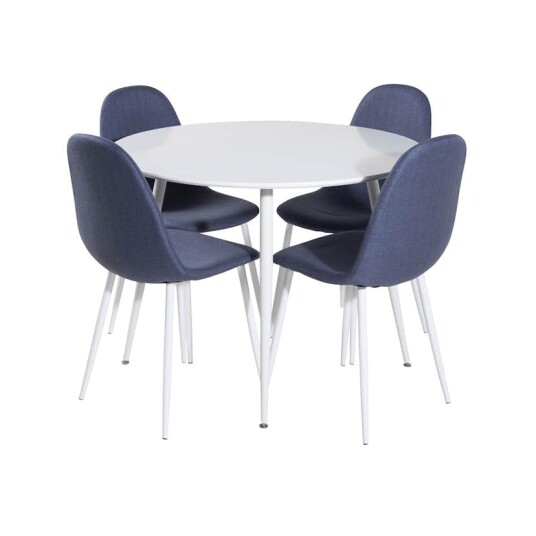 Venture Home Spisegruppe Venture Home Plake med 4 Pobbie Stoler Polyester Rundt GR19552