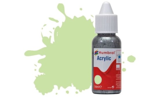 Humbrol Akryl No 36 Pastel Green - Matt 14ml Dropper Bottle