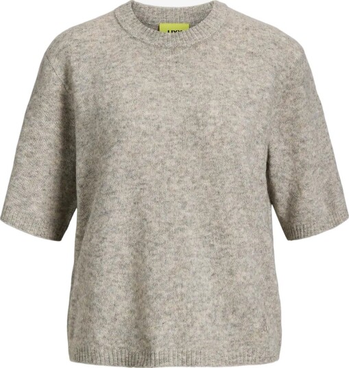 JJXX Kids Jxvaleria Ss Knit Grl LIGHT GREY MELANGE 128