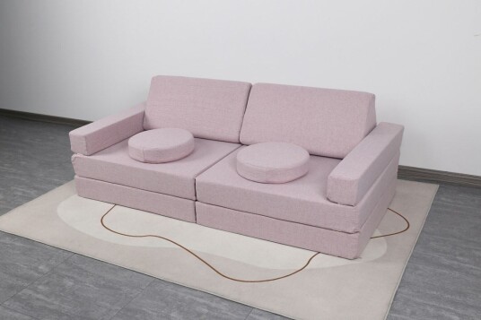 Sagababy Soft Play Lekesofa Rosenkvarts