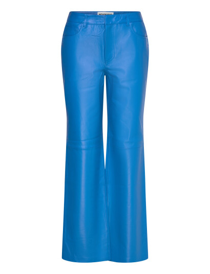 ROUGE EDIT Roucarrey Rw S/F Leather Trousers Blue 38