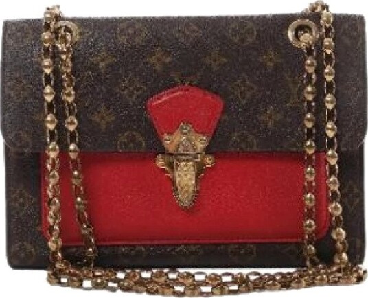 Louis Vuitton Vintage Dame Pre owned Rød ONE SIZE, Louis Vuitton Vintage Dame Pre owned Rød ONE SIZE,