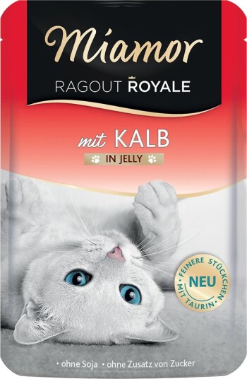 Miamor Våtfôr Ragout Royale I Gelè Kalv 44 X 100 G