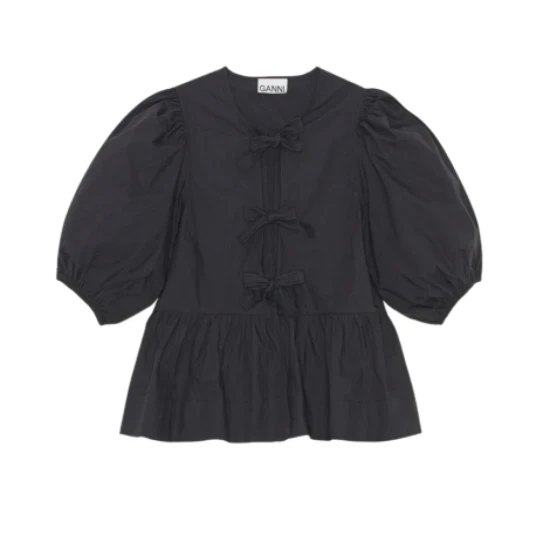 Ganni Dame Bluser & Skjorter Svart S, Ganni Dame Bluser & Skjorter Svart S,