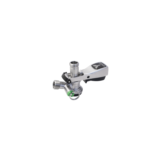 Kegland D Type Keg Coupler S.S with PRV 5/8" gjenger på inn  og utgang