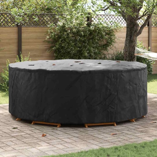  Utemøbelbeskyttelse Svart 244 x 244 x 71 cm 210D Oxford stoff