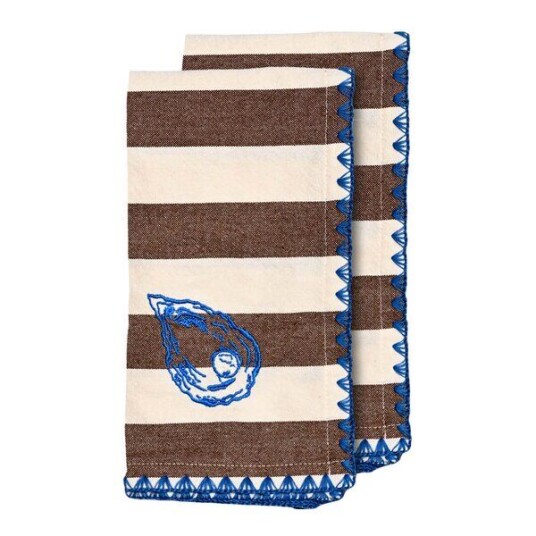 ByOn Bubba oyster kjøkkenhåndkle 50x70 cm 2 stk brun ByOn Bubba oyster kjøkkenhåndkle 50x70 cm 2 stk brun