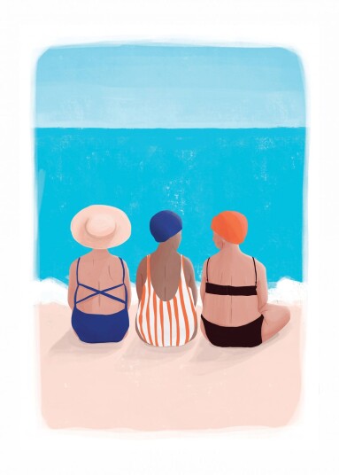 Plakat Strandtrio Plakat Strandtrio