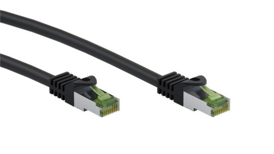 Goobay Cat 8.1 S/FTP Nettverkskabel 15 m Svart Halogenfri Goobay Cat 8.1 S/FTP Nettverkskabel 15 m Svart Halogenfri