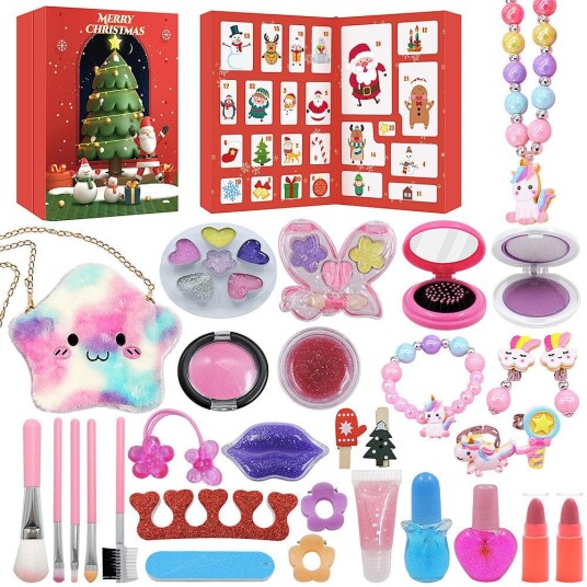 Julekalender Sminke - Adventskalender med Lekesminke
