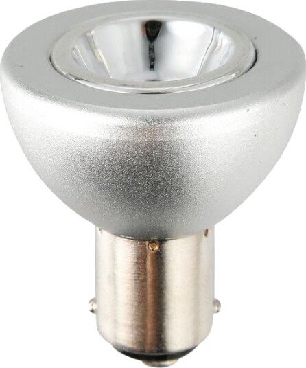 Spl BA15d 5W LED spot 12V R37 285lm 35° dimbar sølv 2700K Dimbar : Dimbar Kulør : Varm Spl BA15d 5W LED spot 12V R37 285lm 35° dimbar sølv 2700K Dimbar : Dimbar Kulør : Varm