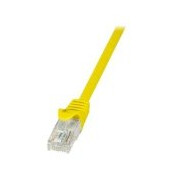 LogiLink - Koblingskabel - RJ-45 (hann) til RJ-45 (hann) - 50 cm - UTP - CAT 5e - gul