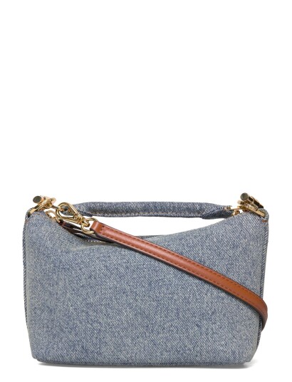 Lauren Ralph Lauren Wshd Denim/Ntrl Sm Blke Mini Sh Sba Blue ONE SIZE