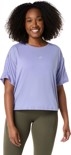 Asics Women's Nagino Run Adjustable Ss Top Bluebell M Asics Women's Nagino Run Adjustable Ss Top Bluebell M