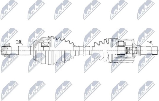 Nty Drivaksel NTY NPW CT 117 Nty Drivaksel NTY NPW CT 117
