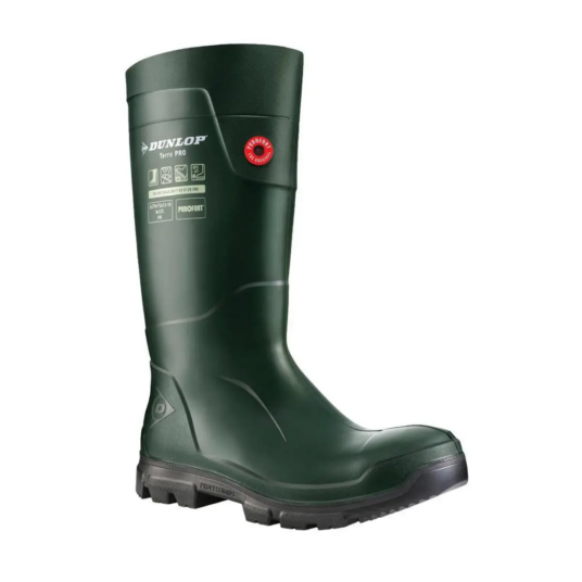 Dunlop Vernestøvel Purofort® Terrapro S5 Unisex Str. 47 Grønn/Sort Par Dunlop Vernestøvel Purofort® Terrapro S5 Unisex Str. 47 Grønn/Sort Par