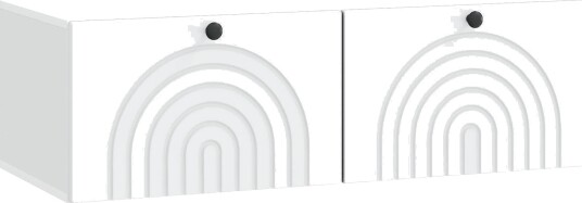 Vegghengt TV skap Hvit 99 x 41 x 30 cm Konstruert tre Vegghengt TV skap Hvit 99 x 41 x 30 cm Konstruert tre