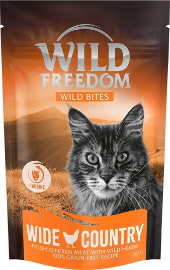 Wild Freedom Snack Wild Bites Kornfri Oppskrift Wide Country Kylling 3 X 80 G Wild Freedom Snack Wild Bites Kornfri Oppskrift Wide Country Kylling 3 X 80 G