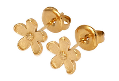Sistie 2Nd Camellia Earstuds Forgylt Rustfritt stål Onesize Sistie 2Nd Camellia Earstuds Forgylt Rustfritt stål Onesize