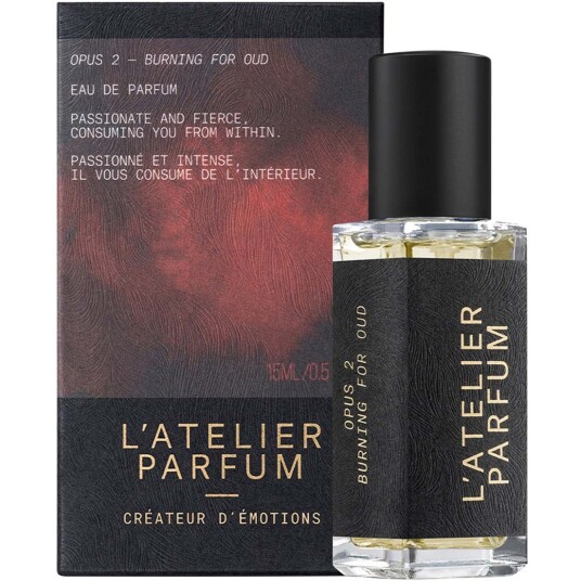 L'Atelier Opus 2 Burning for Oud Eau De Parfum 15ml