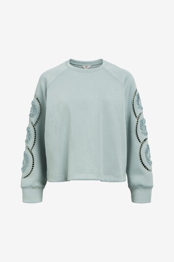 Object   Collegegenser objDorina LO L/S Sweat Top 134   Blå