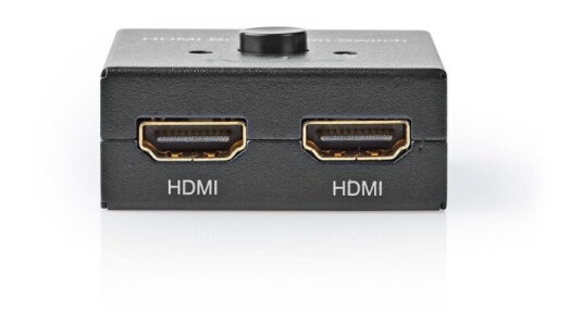 Nedis HDMI Switch 3-Port 4K @ 60Hz Antrasitt Metall Nedis HDMI Switch 3-Port 4K @ 60Hz Antrasitt Metall