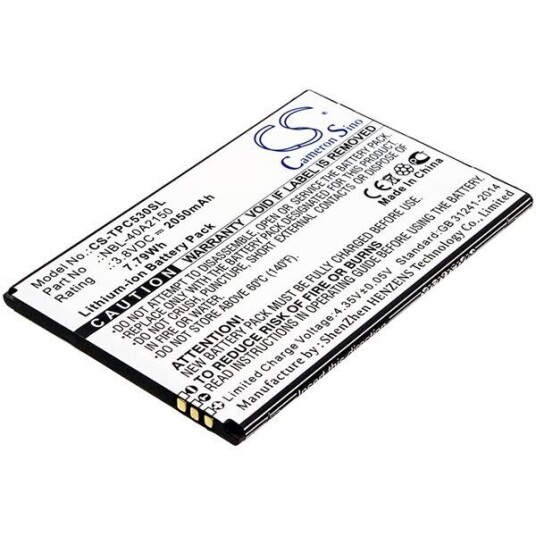 TP-Link TP7031C batteri (2050 mAh 3.8 V, Sort)