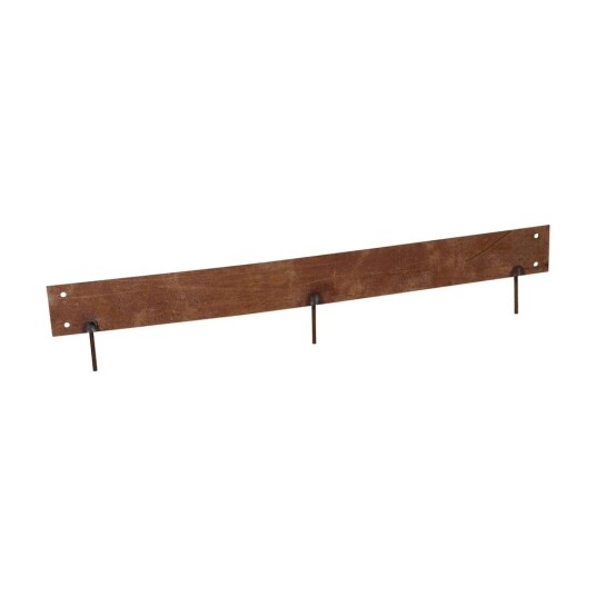 Skotte Garden Clear 4 Pack Edge Protector 18 X 100 cm Corten