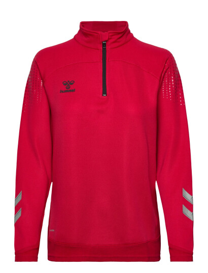 Hummel Hmllead Woman Half Zip Red L Hummel Hmllead Woman Half Zip Red L