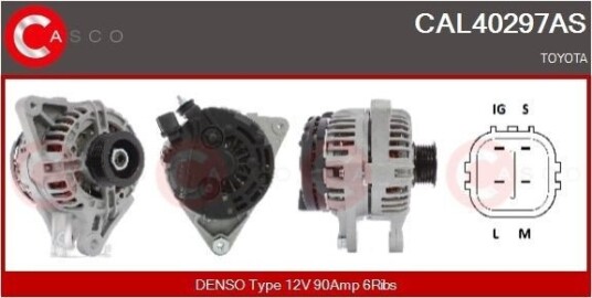 CASCO CAL40297AS Dynamo CASCO CAL40297AS Dynamo