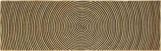 Områdetepper Svart 80 x 250 cm Jute
