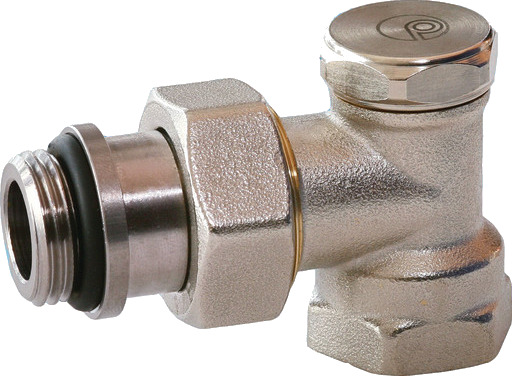 TILBAKESLAGSVENTIL MED O-RINGVINKEL 3/8"