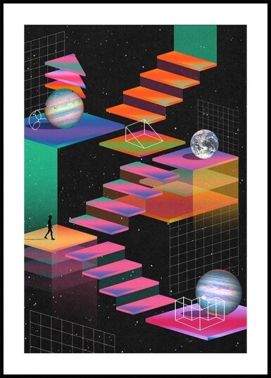 Game Levels Plakat / 100x150cm