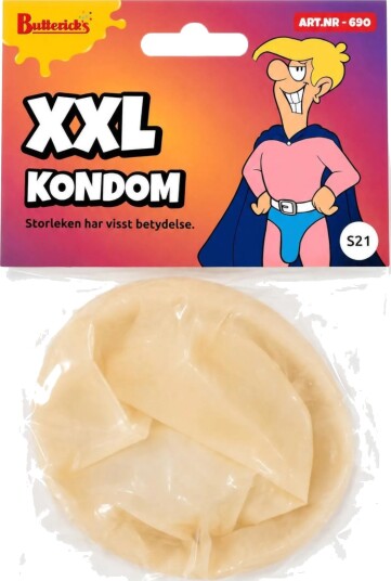 Butterick's Ab XXL Kondom Spøkegjenstand 690