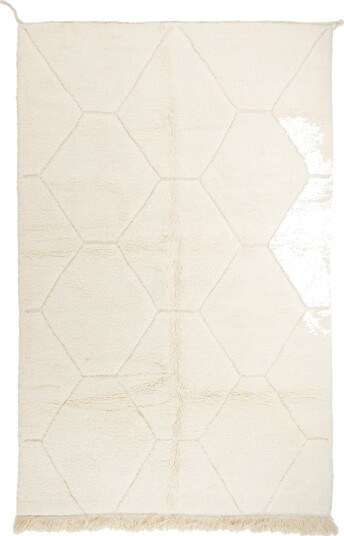 Kelim teppe Marokkansk Beni Ourain 195 x 310 cm Størrelse: 195 x 310 cm