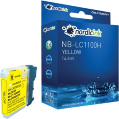 Nordicink gul Blekkpatron 1.050 sider CHLC1100HYY