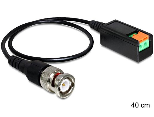 Delock Adapter Terminalblock 2pin  > BNC St 0,40m