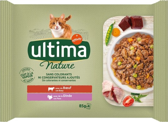 Affinity Ultima Våtfôr Ultima Cat Nature & Kalkun Storfe 4 X 85 G