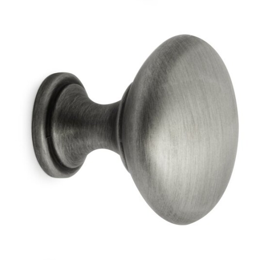 Habo Knopp amadeus 32mm børstet tinn Habo Knopp amadeus 32mm børstet tinn