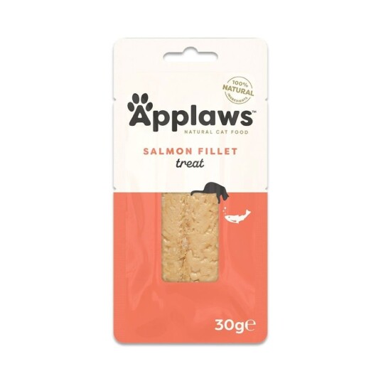 Applaws Laks Loin Kattesnacks 100% Naturlig 30g