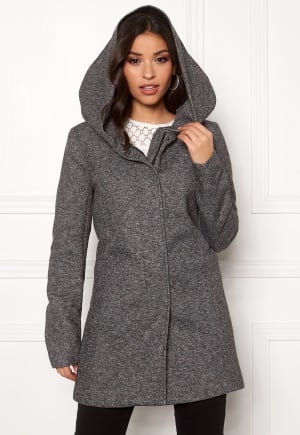 ONLY Sedona Light Coat Dark grey melange S